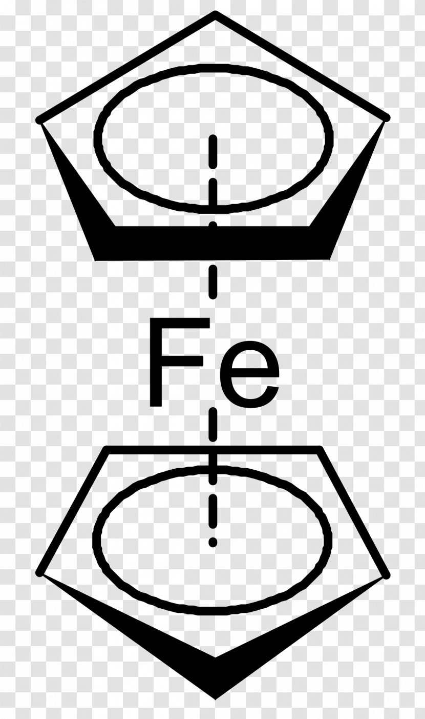 Ferrocene Organometallic Chemistry Metallocene Chemical Formula Compound - Line Art - Iron Transparent PNG