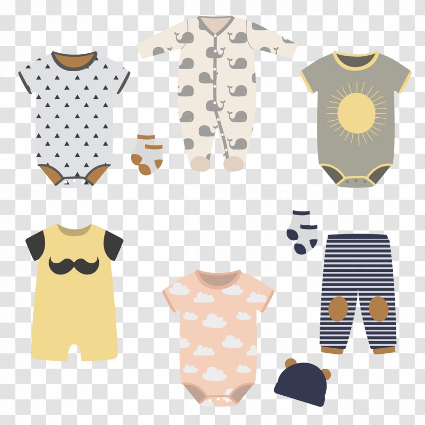 Infant Clothing Dress Romper Suit - Vector Baby Transparent PNG