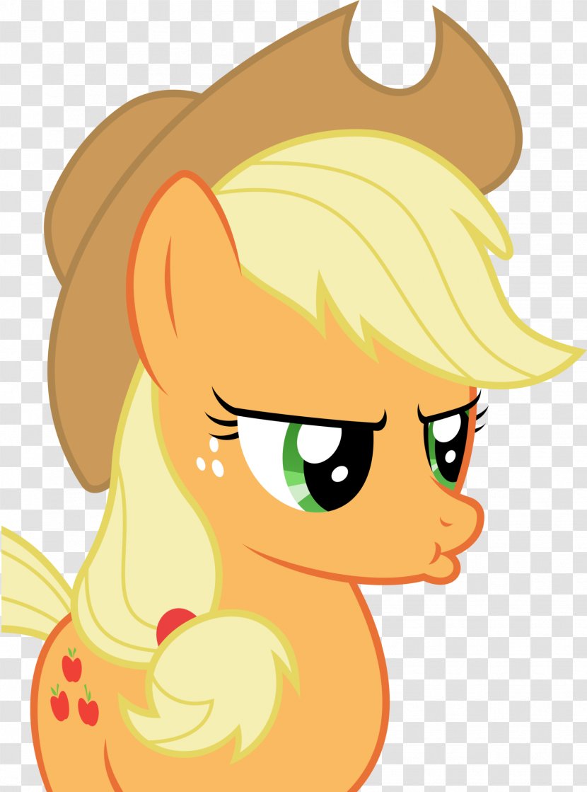 Pony Applejack Friendship Fluttershy Horse - Art - Overlooking Vector Transparent PNG