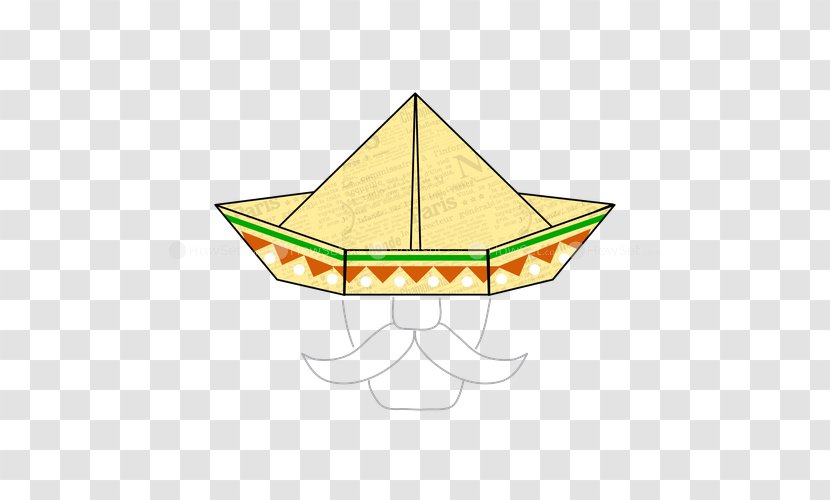 Mexican Hat Clothing Origami Clip Art - Paper Transparent PNG