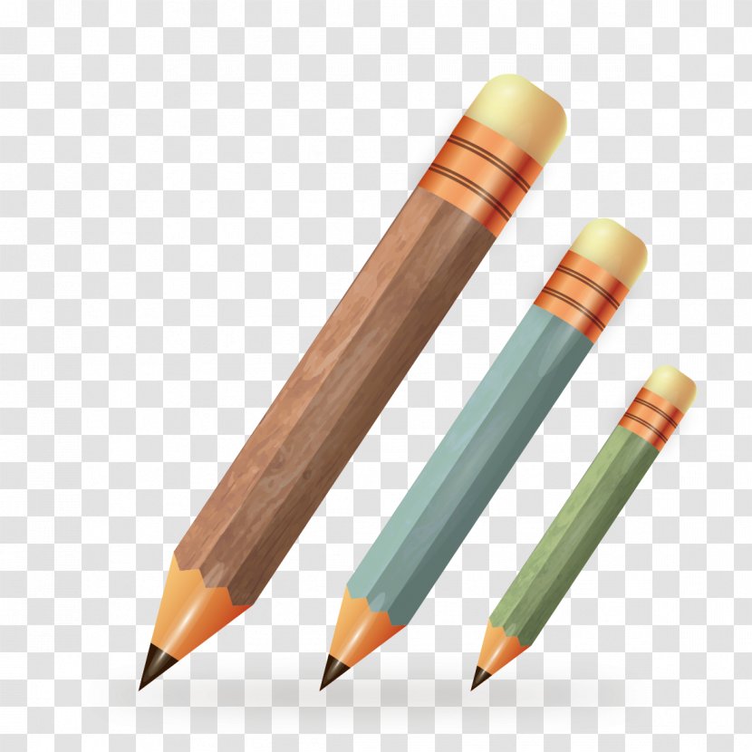 Colored Pencil Drawing Eraser - Illustrator - Vector Pen Transparent PNG