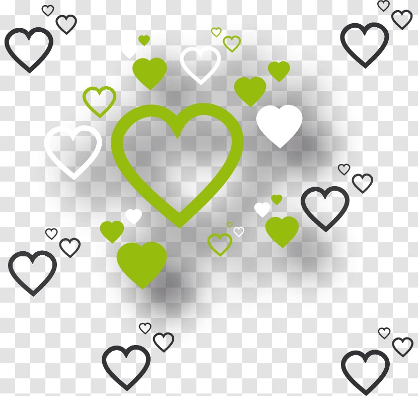 Download Clip Art - Love - Fresh Heart Shading Transparent PNG