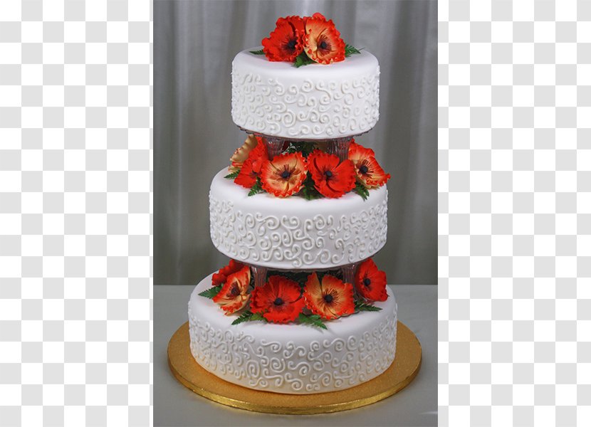 Wedding Cake Torte Layer Bakery - Flower Transparent PNG
