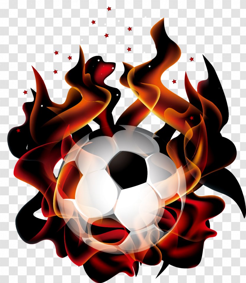 Football Flame Calcio A 8 - Sports Equipment Transparent PNG