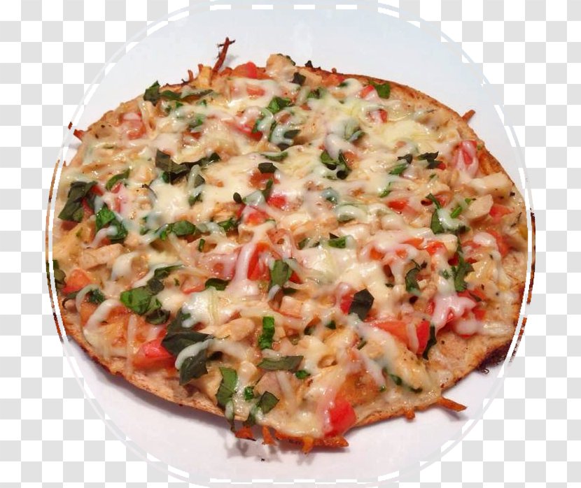 California-style Pizza Sicilian Tarte Flambée Vegetarian Cuisine - European Food Transparent PNG