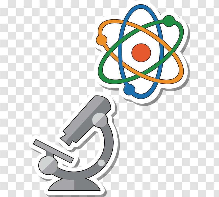 Euclidean Vector Atom Chemical Element Icon - Area - Molecular Structure Under The Microscope Transparent PNG