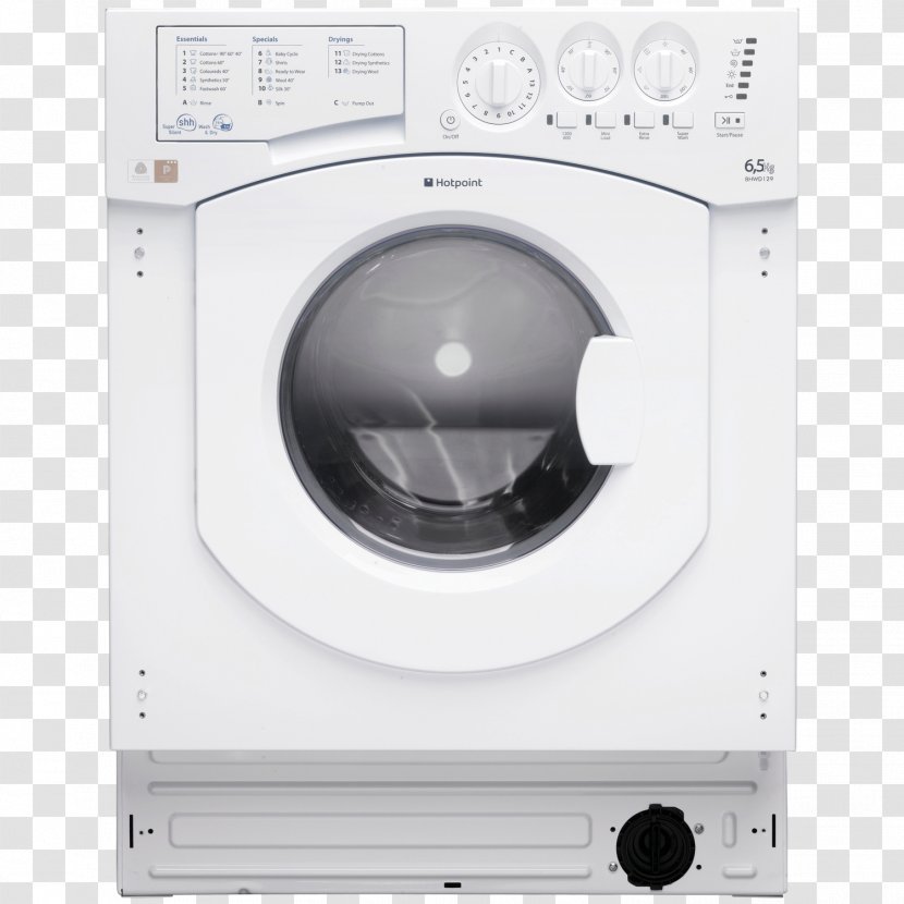 Hotpoint Combo Washer Dryer Washing Machines Clothes Laundry Transparent PNG