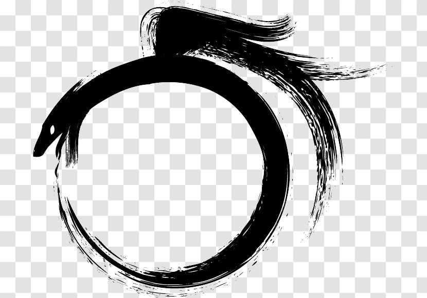 Ouroboros Snakes Serpent Symbol Dragon - Silhouette Transparent PNG