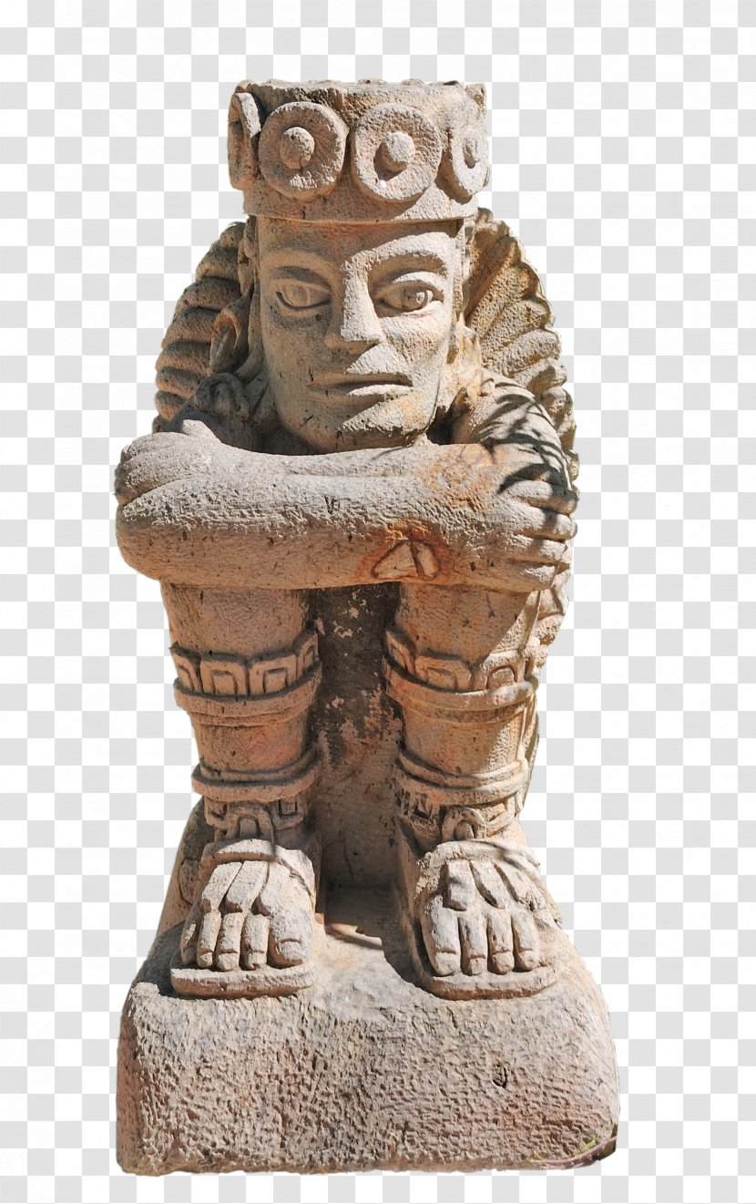 Maya Civilization Stone Sculpture Aztec Seven Statue Transparent PNG