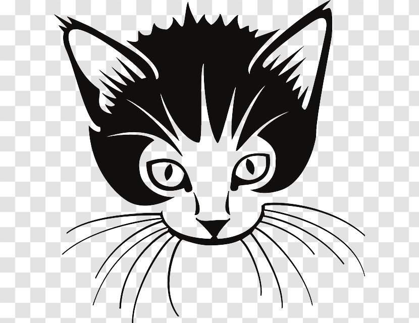 Cat Kitten Clip Art - Pet - Whiskers Cliparts Transparent PNG
