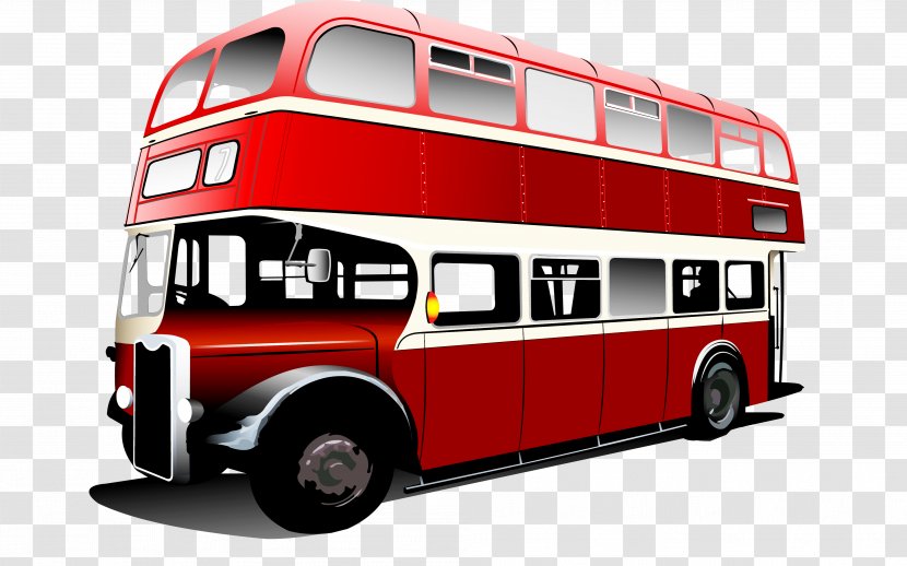 Double-decker Bus Car Tour Service Transparent PNG