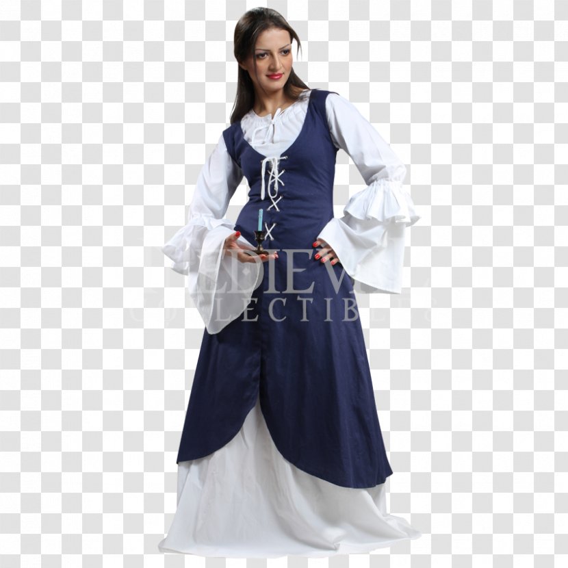Robe Costume Dress Gown Chemise - Renaissance Transparent PNG