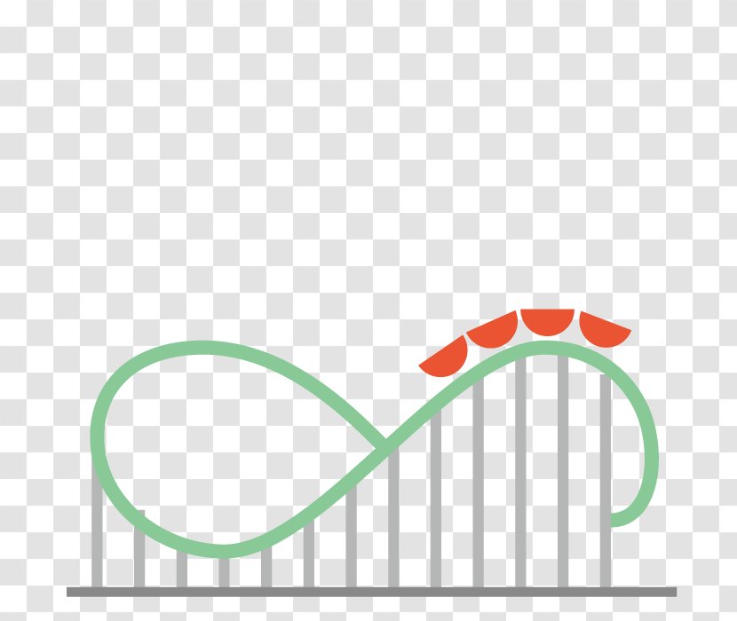 Amusement Park Roller Coaster - Vector Statistical Tools Transparent PNG