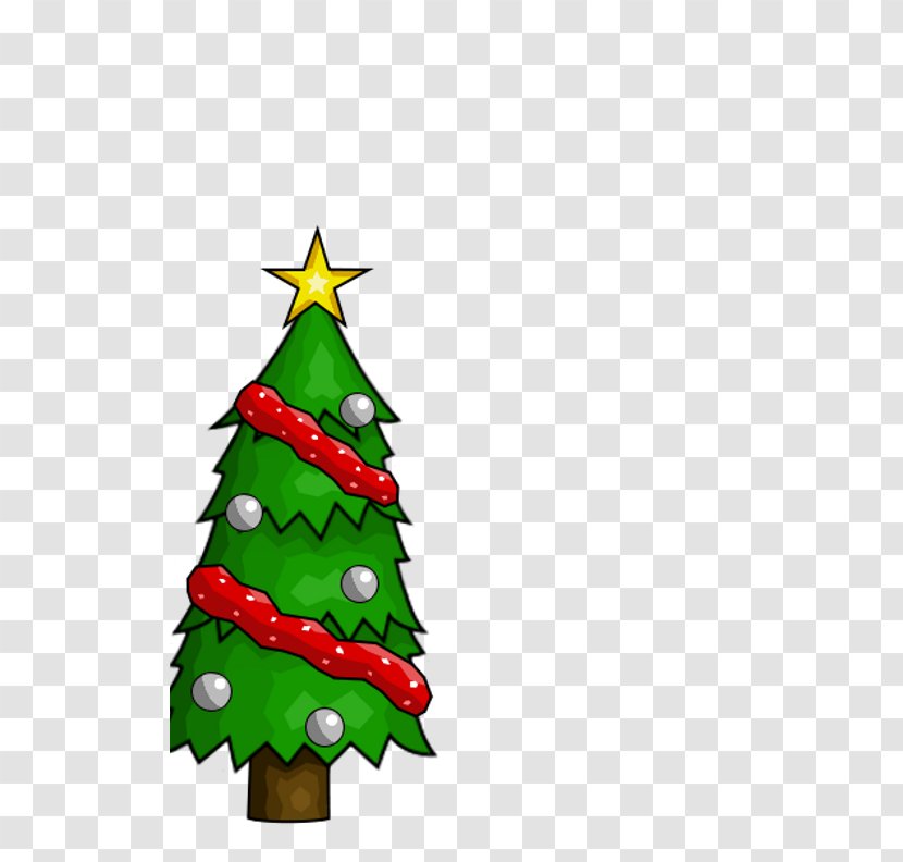 Christmas Tree Ornament Spruce Fir Clip Art - Conifer Transparent PNG