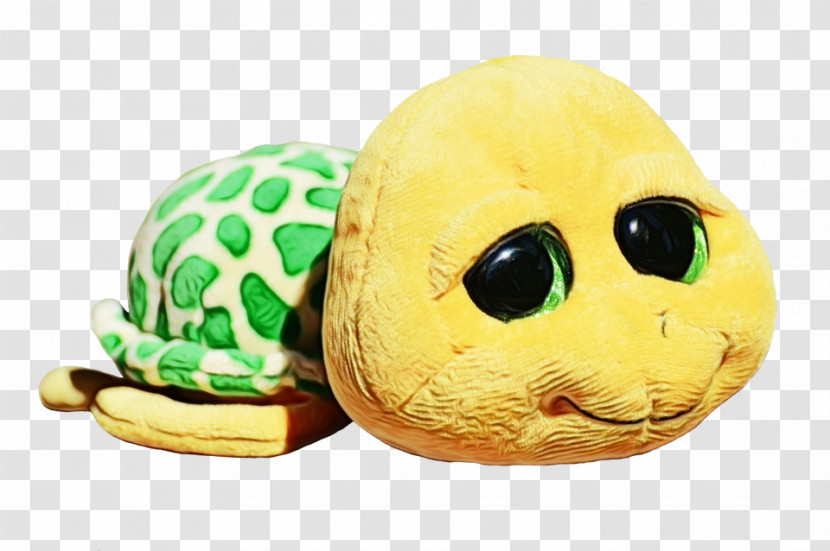 Turtles Tortoise Stuffed Animal Yellow Snout Transparent PNG