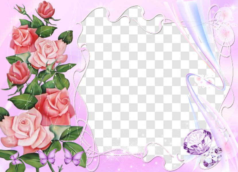 Rose Picture Frames Photography Photorealism - Pink - Wedding Transparent PNG