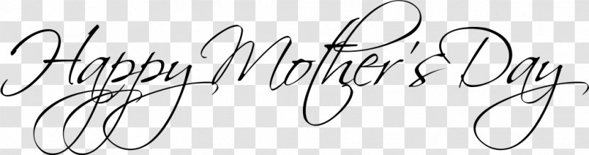 Mother's Day Valentine's Love - Handwriting - Happy Mothers Transparent PNG