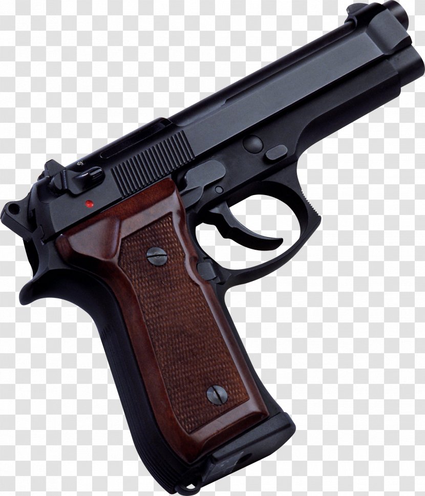 Weapon Pistol Handgun Clip Art - Firearm - Hand Gun Transparent PNG