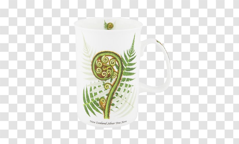 Silver Fern Burknar Coffee Cup Koru Mug Transparent PNG