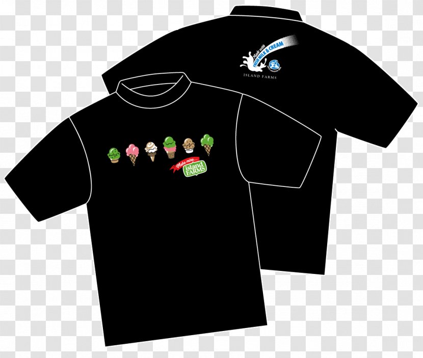 T-shirt Logo Product Design - Black - Opening Up Shirt Transparent PNG