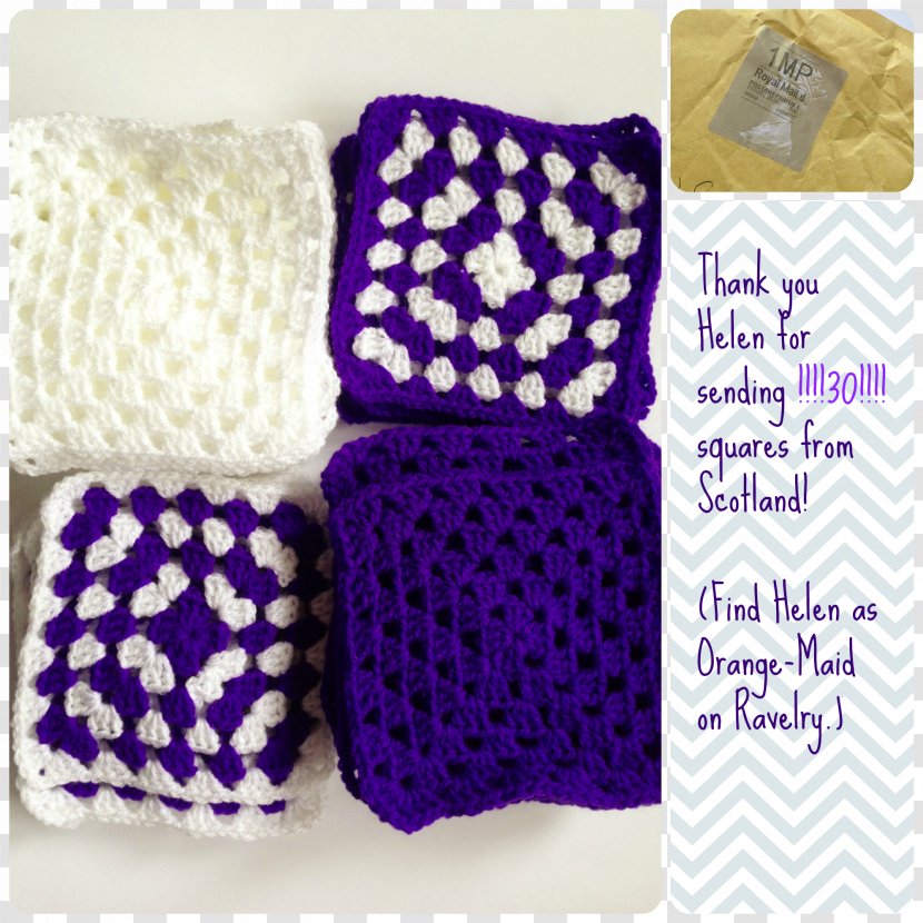 Crochet Wool Pattern - Blanket Transparent PNG