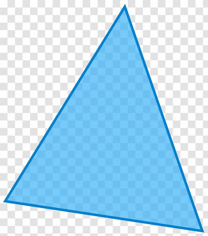 Triangle Polygon Edge Vertex Geometry - Light Blue Image Transparent PNG