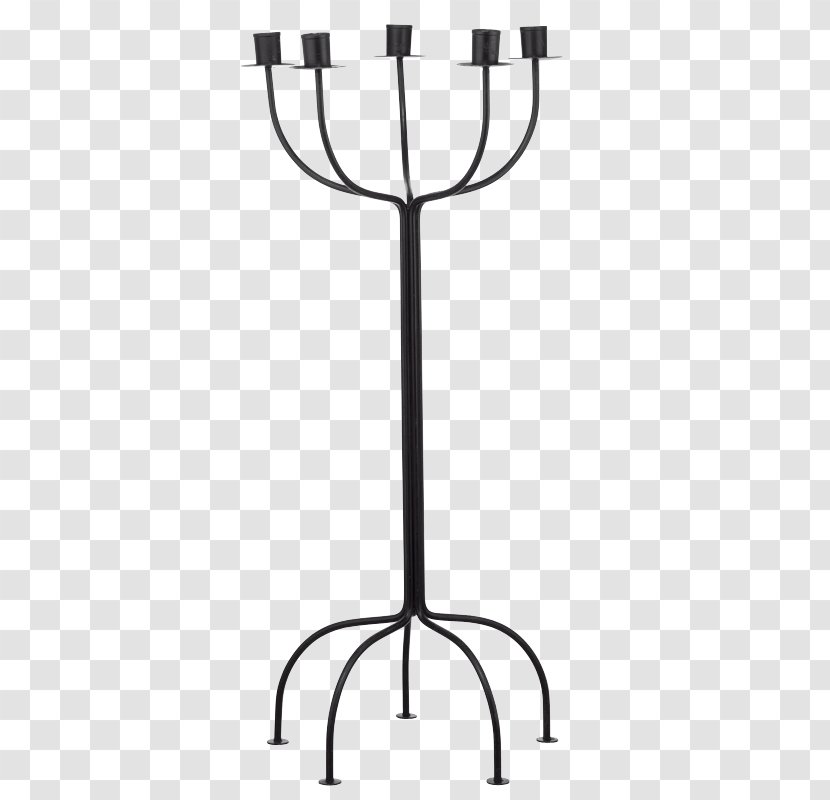 Line Candlestick - Candle - Fer Forge Transparent PNG