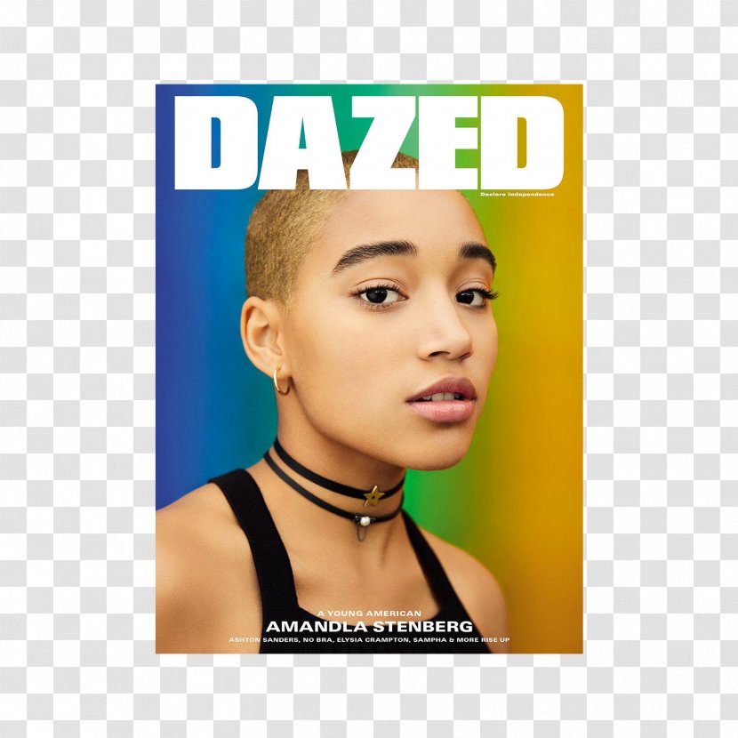 Amandla Stenberg Dazed Magazine Actor Vogue - Eyebrow Transparent PNG