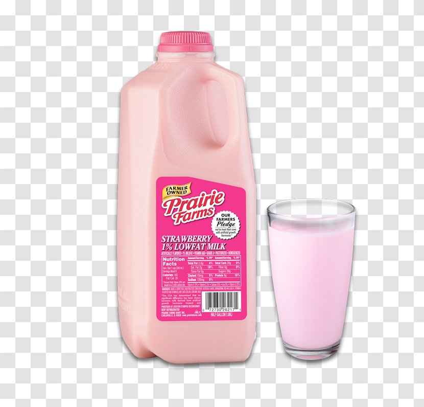 Milkshake Chocolate Milk Flavored Strawberry - Prairie Farms Dairy Transparent PNG
