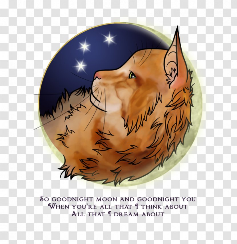 Whiskers Cat Snout Cartoon - Fauna - Goodnight Moon Transparent PNG
