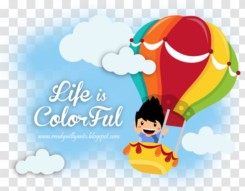 Life Is A Hit; Don't Strike Out Illustration Hot Air Balloon Clip Art - Al Oliver - Sosis Goreng Sekolah Jajan Transparent PNG