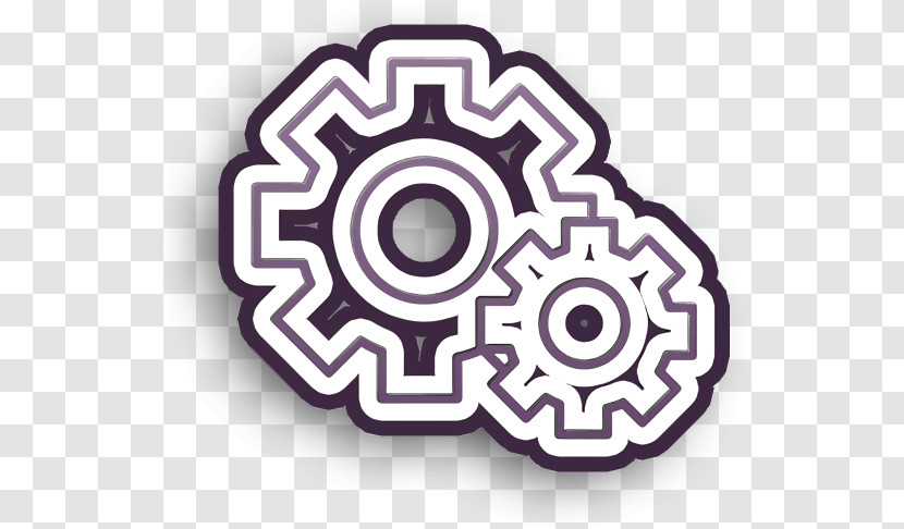 Cogwheels Couple Of Two Different Sizes Icon Interface Icon Cog Icon Transparent PNG