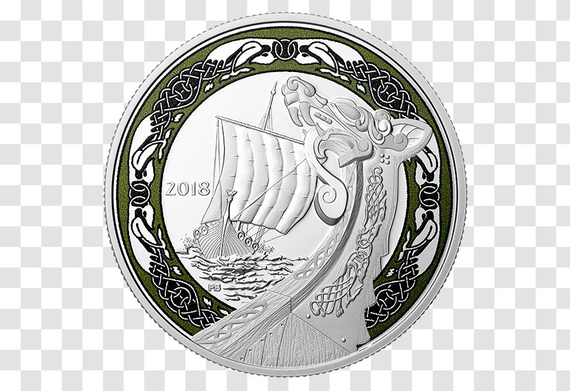 Silver Coin Canada Vikings Viking Ships - Currency - Glow In The Dark Animals Transparent PNG