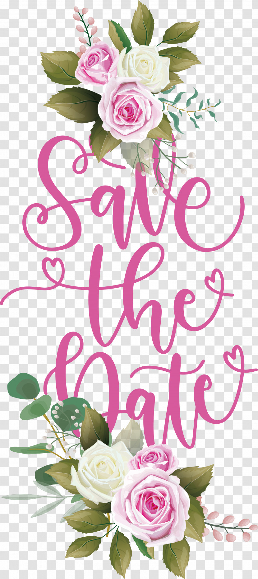 Save The Date Transparent PNG