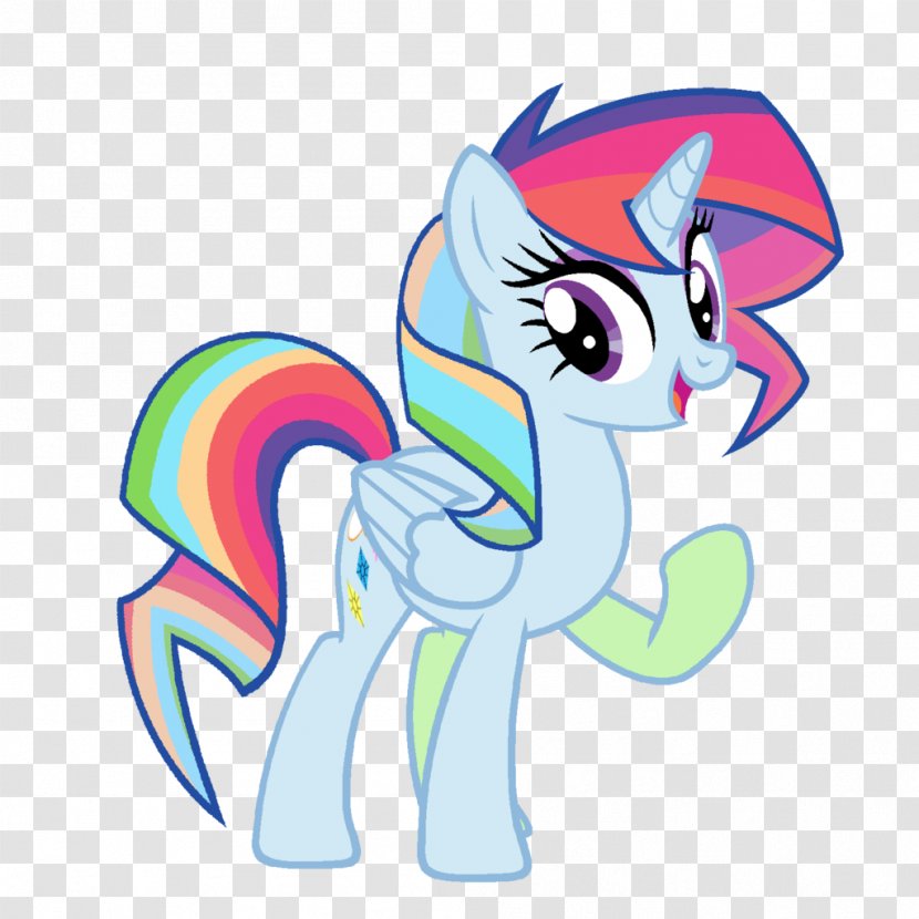 Pony Rainbow Dash Twilight Sparkle Rarity Horse - Cartoon - Morning Glory Transparent PNG
