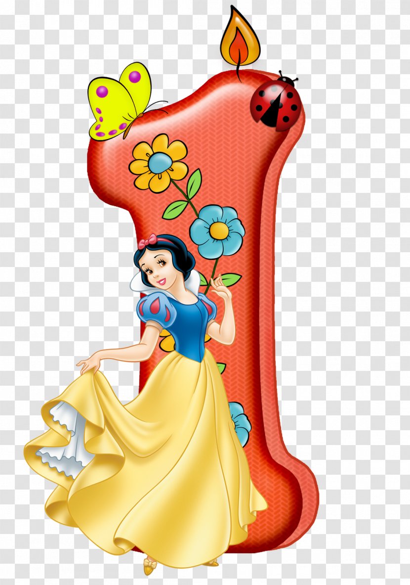 Snow White Seven Dwarfs Disney Princess The Walt Company - Yellow - Number 0 Transparent PNG