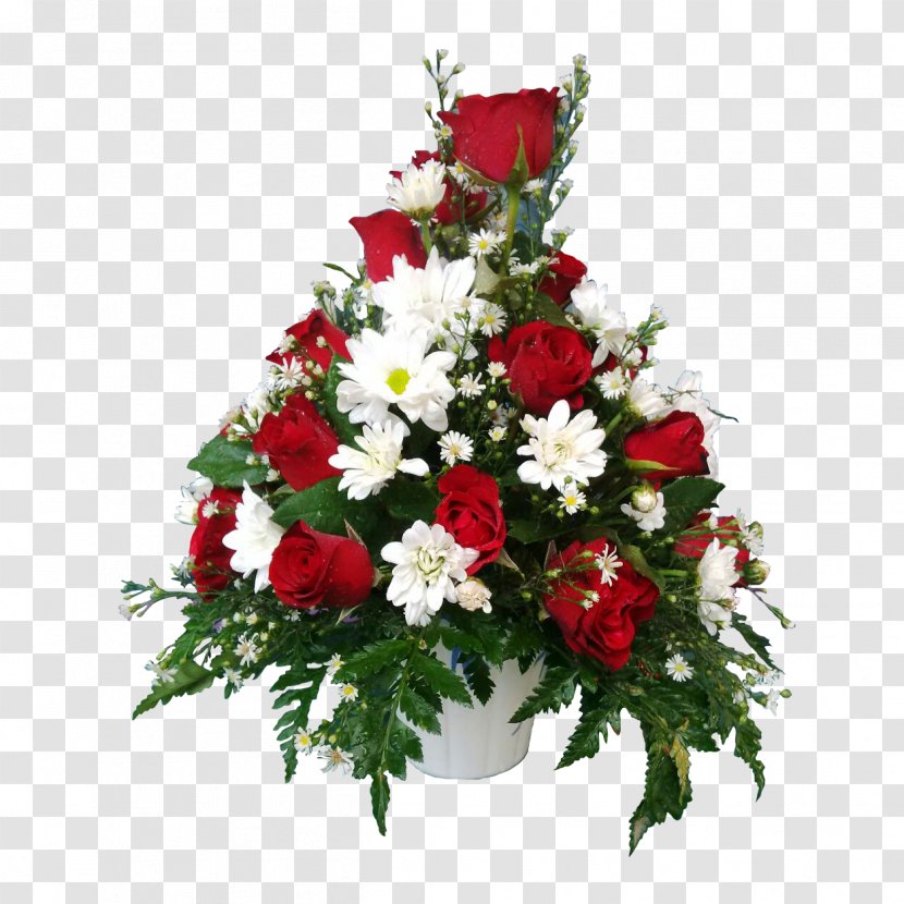 Cut Flowers Floristry Flower Bouquet Floral Design - Christmas - Vas Transparent PNG