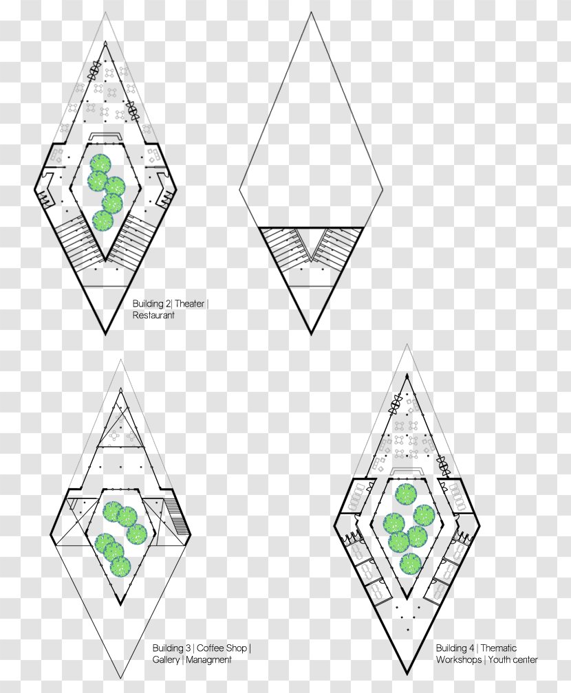 Triangle Point Body Jewellery Line Art - Area - Decoration Main Map Transparent PNG