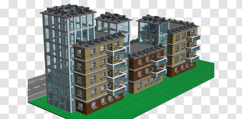 Building Apartment Balcony LEGO Digital Designer - Lego City Transparent PNG