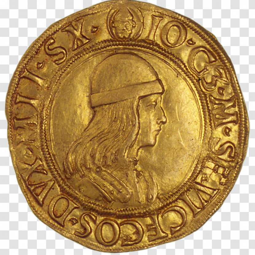 Gold Coin Florin Guilder - Bronze Medal Transparent PNG