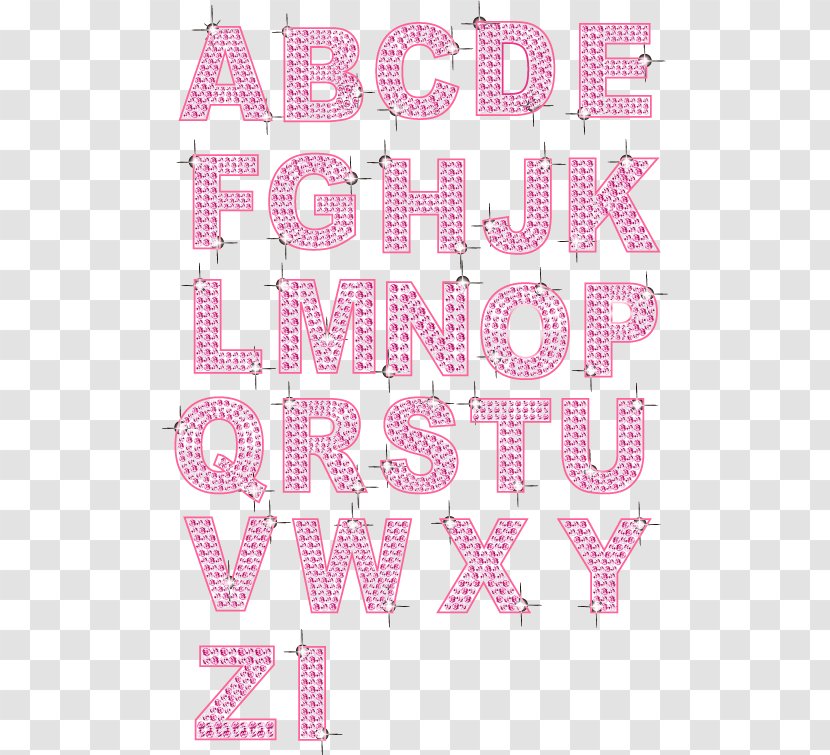 T-shirt Love Alphabet Child Wallpaper - Gift - Pink Diamond Vector Transparent PNG