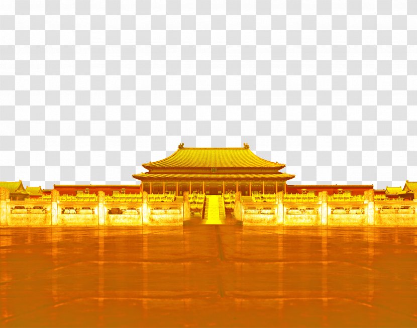 Forbidden City Icon - Golden Palace Museum Transparent PNG