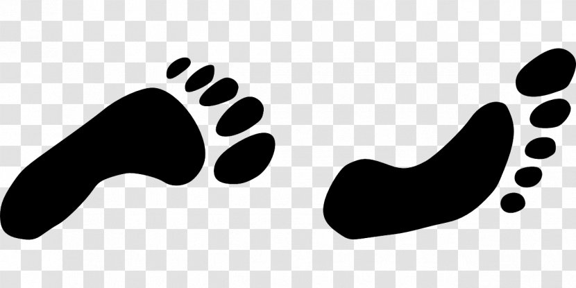 Footprint Clip Art - Hand - Flat Footwear Transparent PNG
