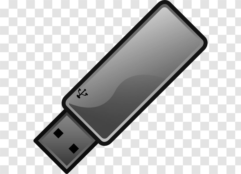 USB Flash Drives Memory Dongle Clip Art - Data Storage Device Transparent PNG