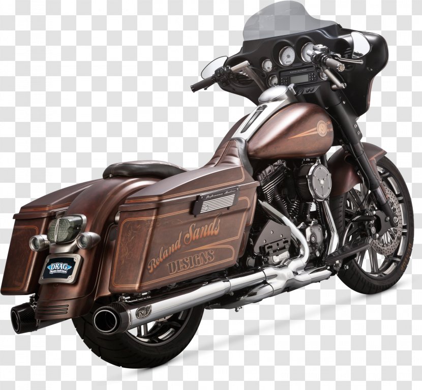 Exhaust System Car Harley-Davidson Touring Motorcycle - Cruiser Transparent PNG