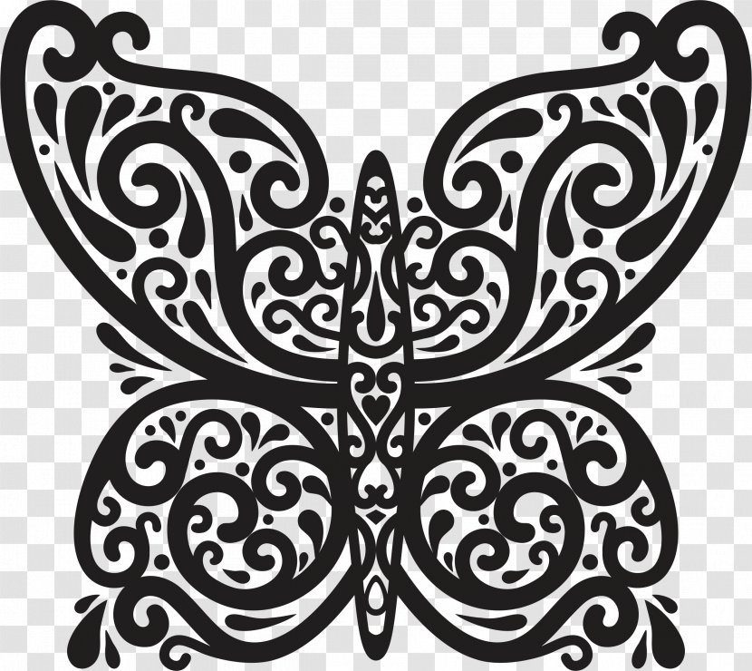 Butterfly Paper Drawing Pattern - Brush Footed Transparent PNG