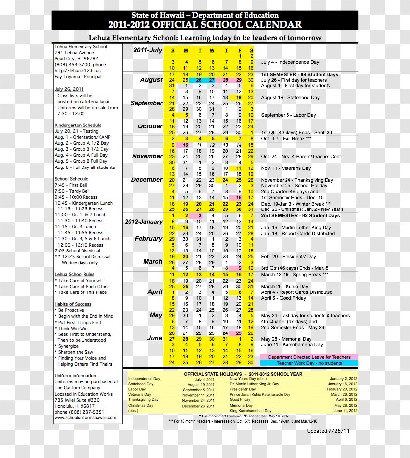 Document Line - Yellow - School Calendar Transparent PNG