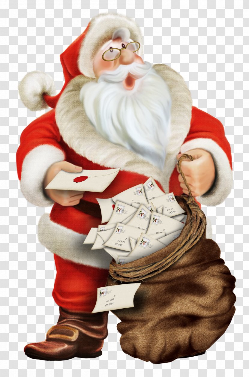 Pxe8re Noxebl Santa Claus Christmas Clip Art - Eve - Distributed Gifts Transparent PNG