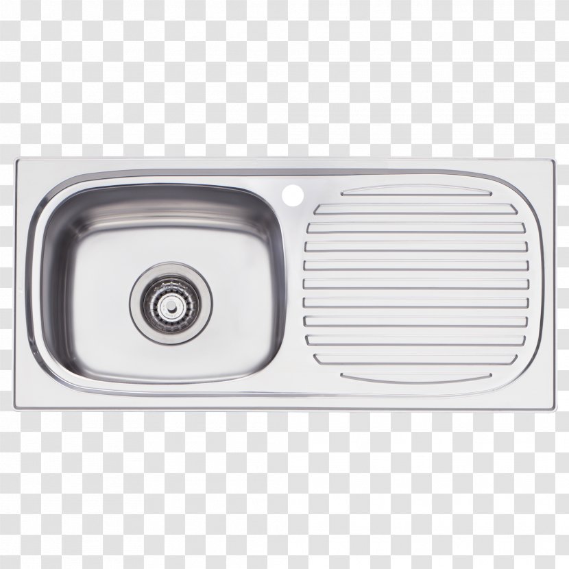 Sink Bowl Tap Stainless Steel - Top View Furniture Kitchen Transparent PNG