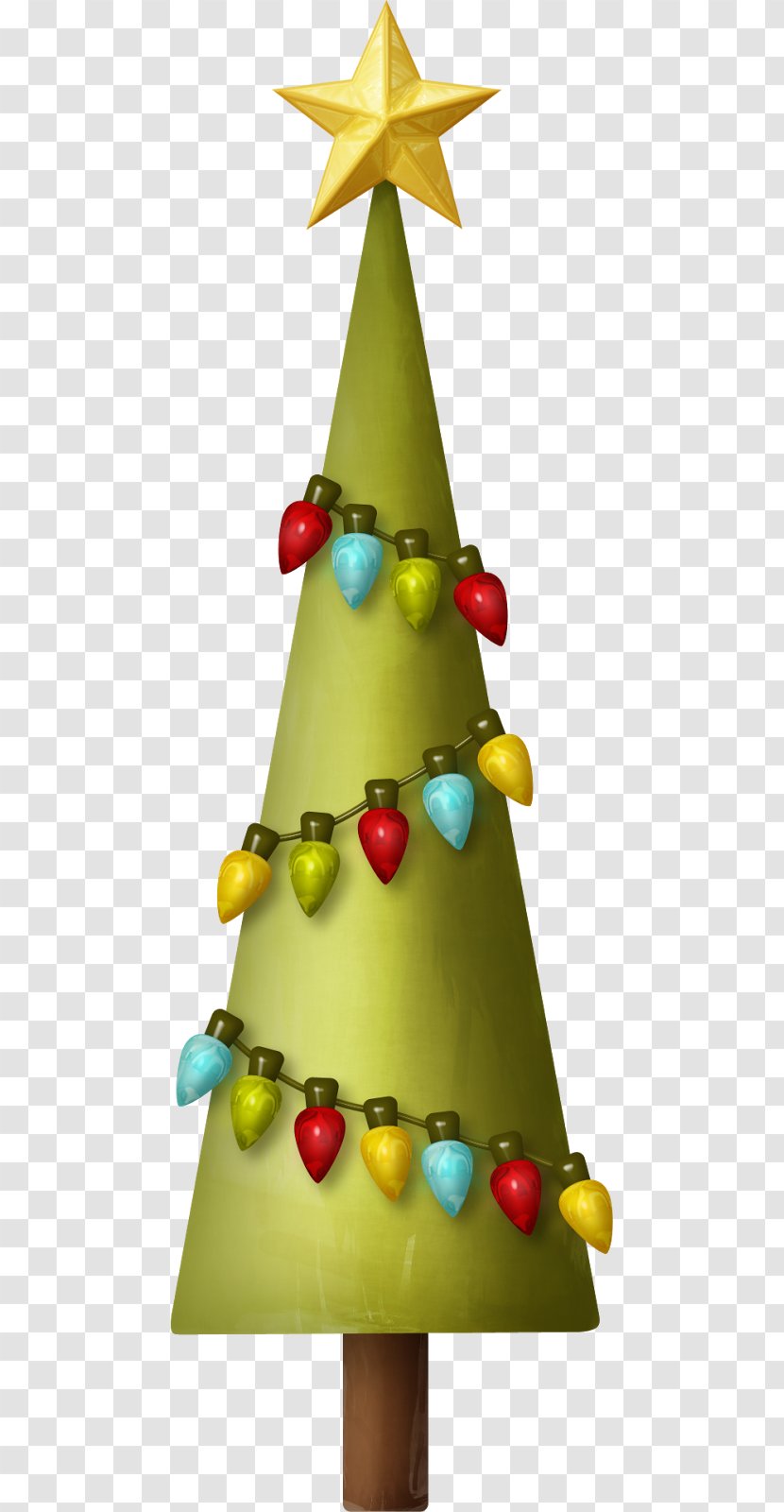 Christmas Tree Ornament Cone - Decor - Stag Transparent PNG